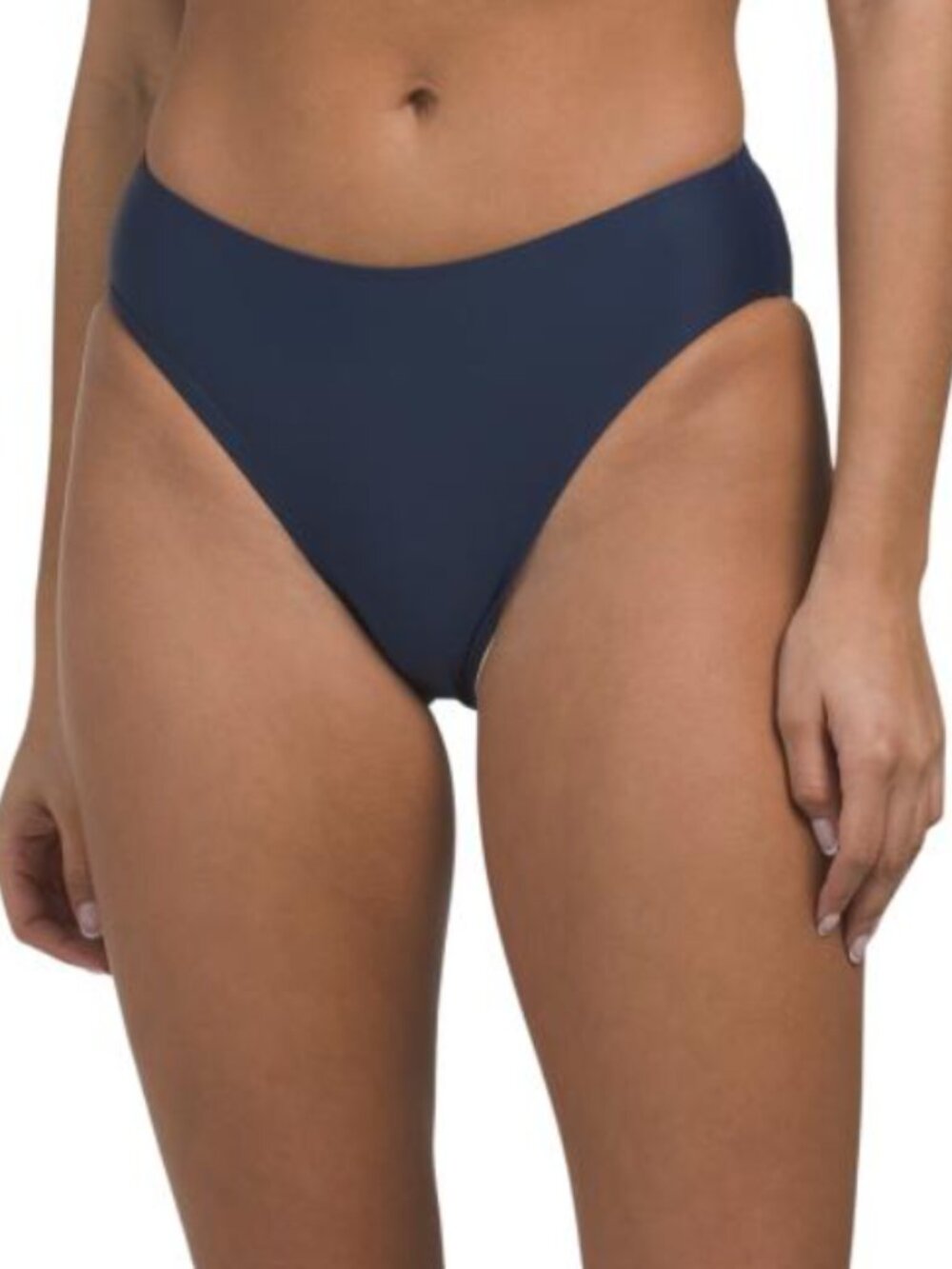 NWT! Summersalt High Leg Mid Rise Bikini Bottoms Dark Navy Size 1X (18)